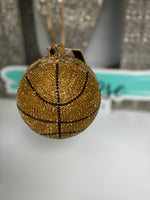 Rhinestone Basketball Clutch